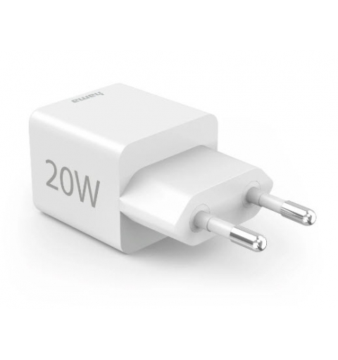Hama 00201991 cargador de dispositivo móvil Auriculares, Batería portátil, Smartphone, Tableta Blanco Corriente alterna Carga