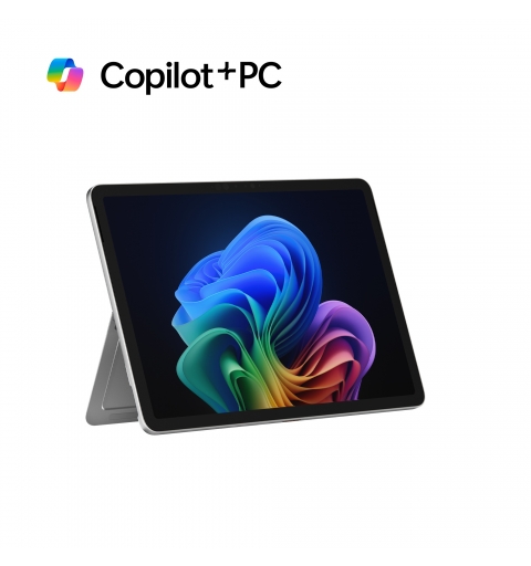 Microsoft Surface Pro 12" Snapdragon 256 GB 30,5 cm (12") 16 GB Wi-Fi 7 (802.11be) Windows 11 Home Platino