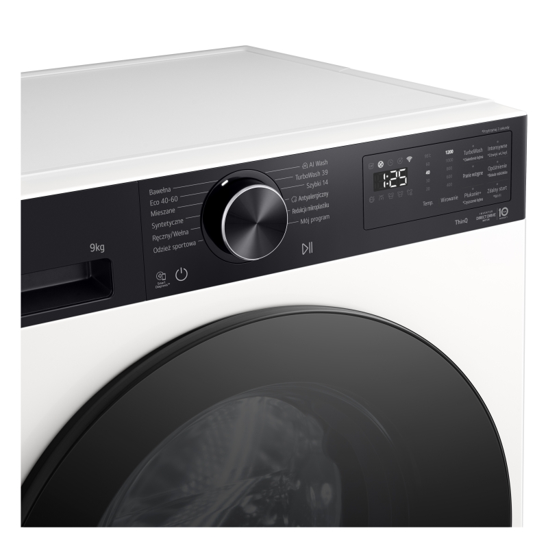 LG F2NX50S9THB lavadora Carga frontal 9 kg 1200 RPM Blanco