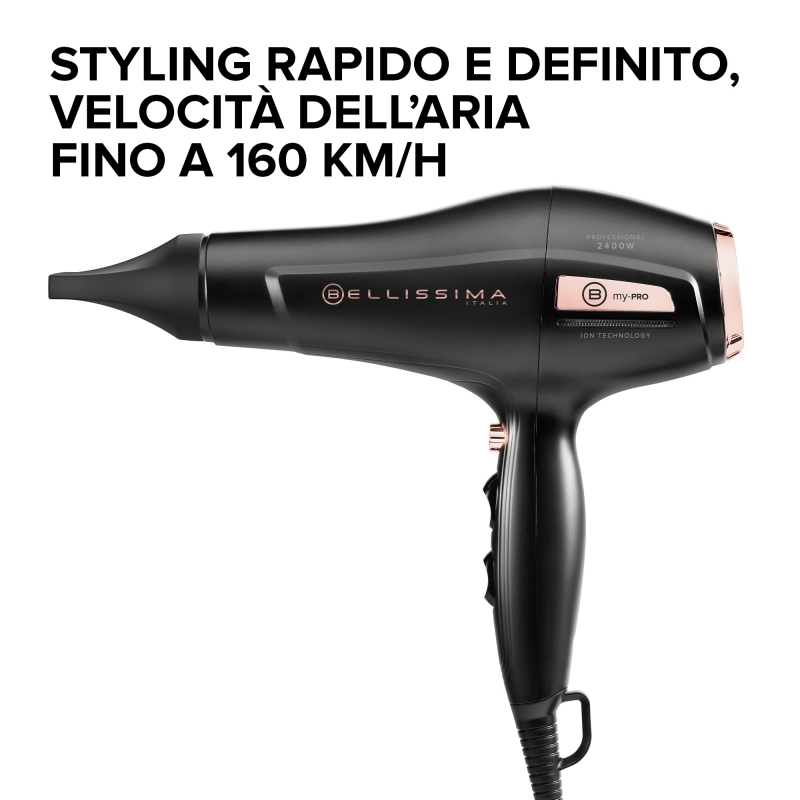Bellissima My Pro P3 3400 hair dryer 2400 W Black