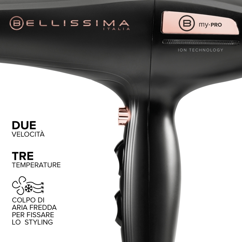 Bellissima My Pro P3 3400 secador 2400 W Negro