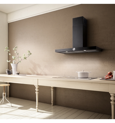Elica Lol BL A 90 De pared Negro 500 m³ h