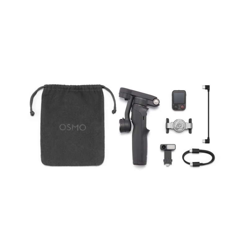 DJI Osmo Mobile 8P Advanced Tracking Combo Smartphonekamerastabilisator Schwarz