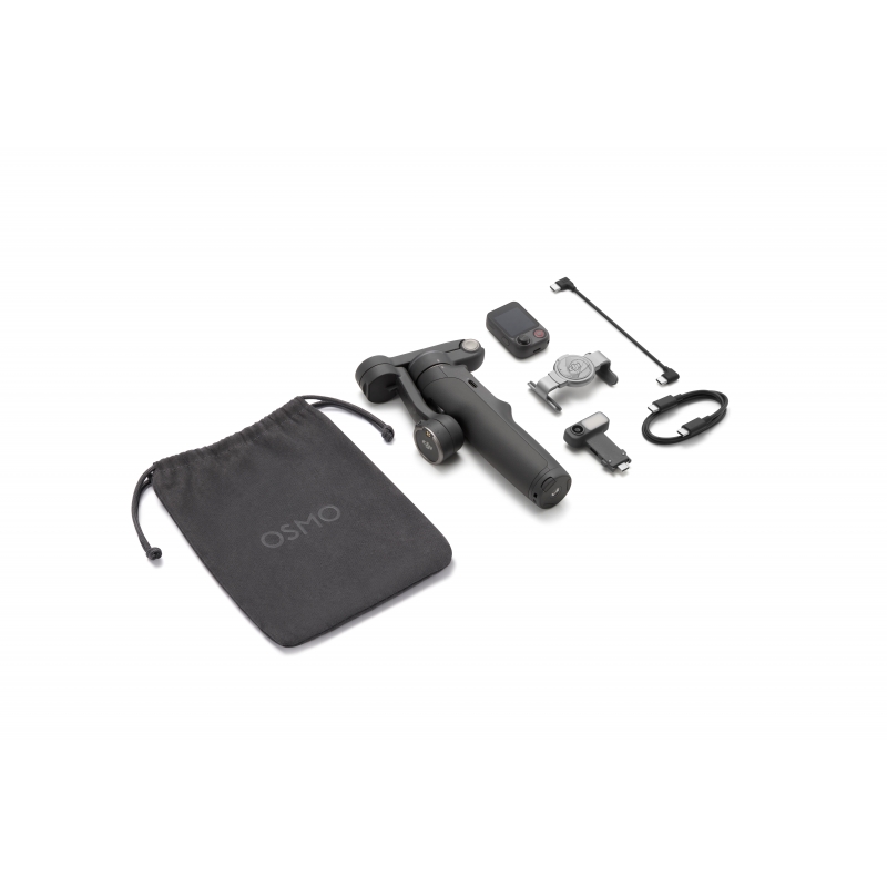 DJI Osmo Mobile 8P Advanced Tracking Combo Estabilizador de cámara para smartphone Negro
