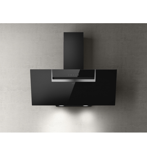 Elica PRF0166929 hotte Montée au mur Noir 650 m³ h