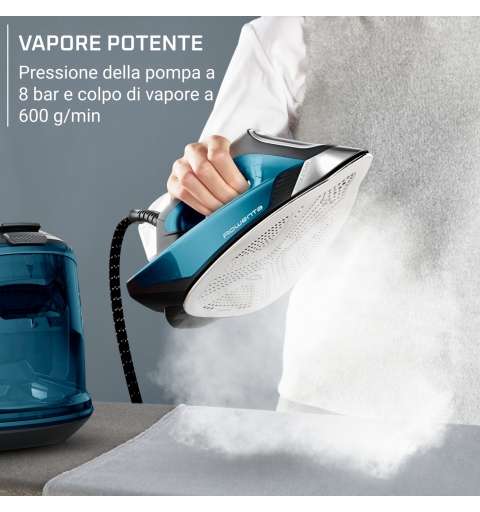 Rowenta VR9043F0 steam ironing station 2800 W 1.8 L Stainless Steel soleplate Black, Blue