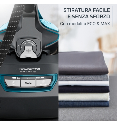 Rowenta VR9043F0 steam ironing station 2800 W 1.8 L Stainless Steel soleplate Black, Blue