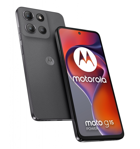 Motorola moto g15 power 17,1 cm (6.72") Dual-SIM Android 15 4G USB Typ-C 8 GB 256 GB 6000 mAh Grau