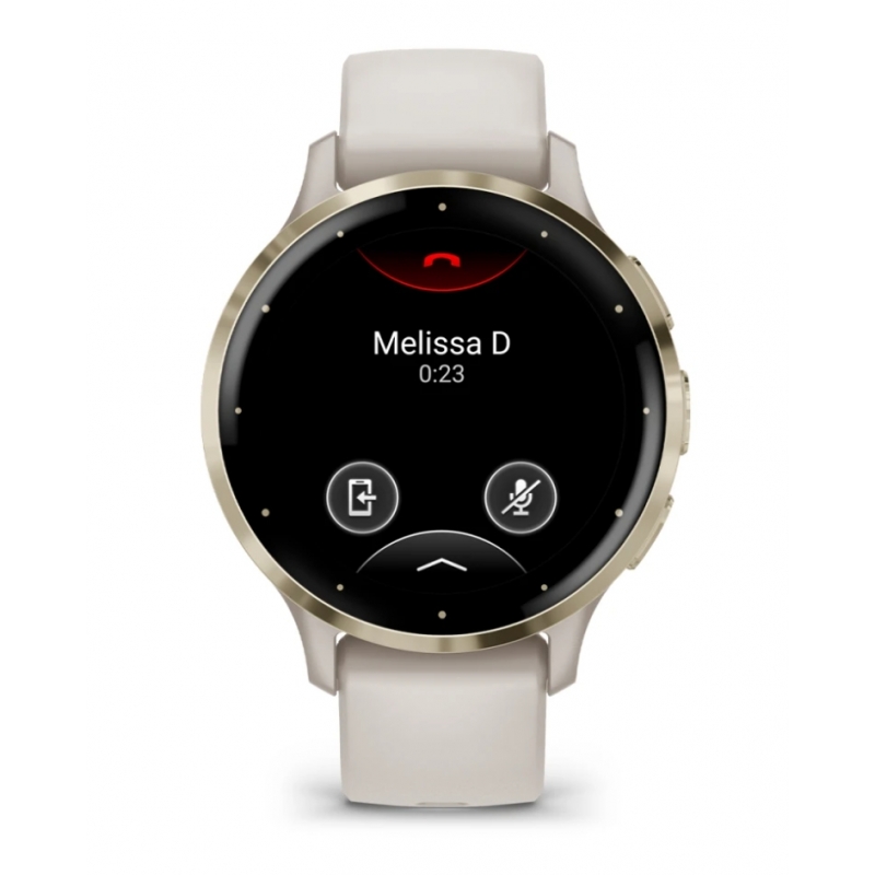 Garmin Venu 3S 3.05 cm (1.2") AMOLED 41 mm Digital 390 x 390 pixels Touchscreen Gold, Ivory Wi-Fi GPS (satellite)