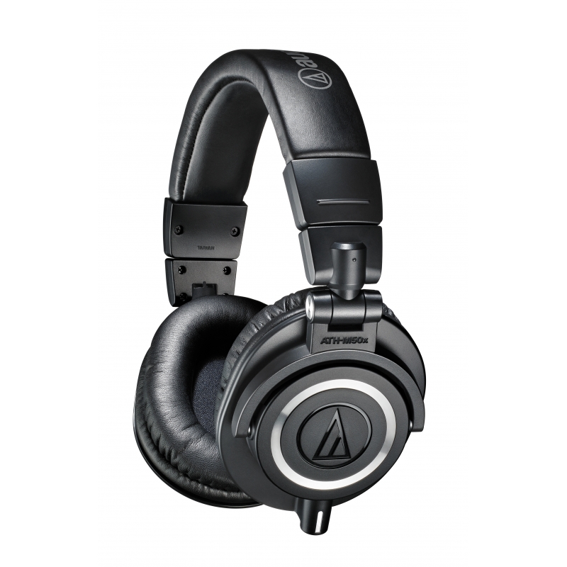 Audio-Technica ATH-M50X Kopfhörer & Headset Kabelgebunden Kopfband Bühne Studio Schwarz