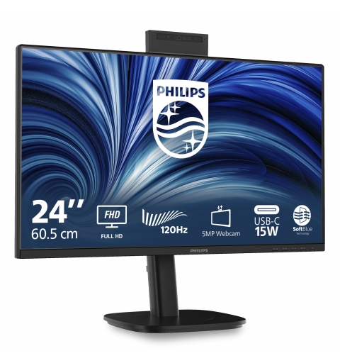 Philips 3000 series 24B2N3200JH 00 pantalla para PC 60,5 cm (23.8") 1920 x 1080 Pixeles Full HD LCD Negro