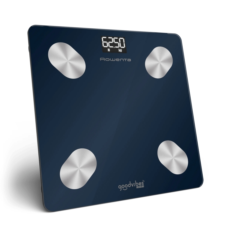 Rowenta Goodvibes Life + 2.0 BR9720 Rechteck Blau Elektronische Personenwaage