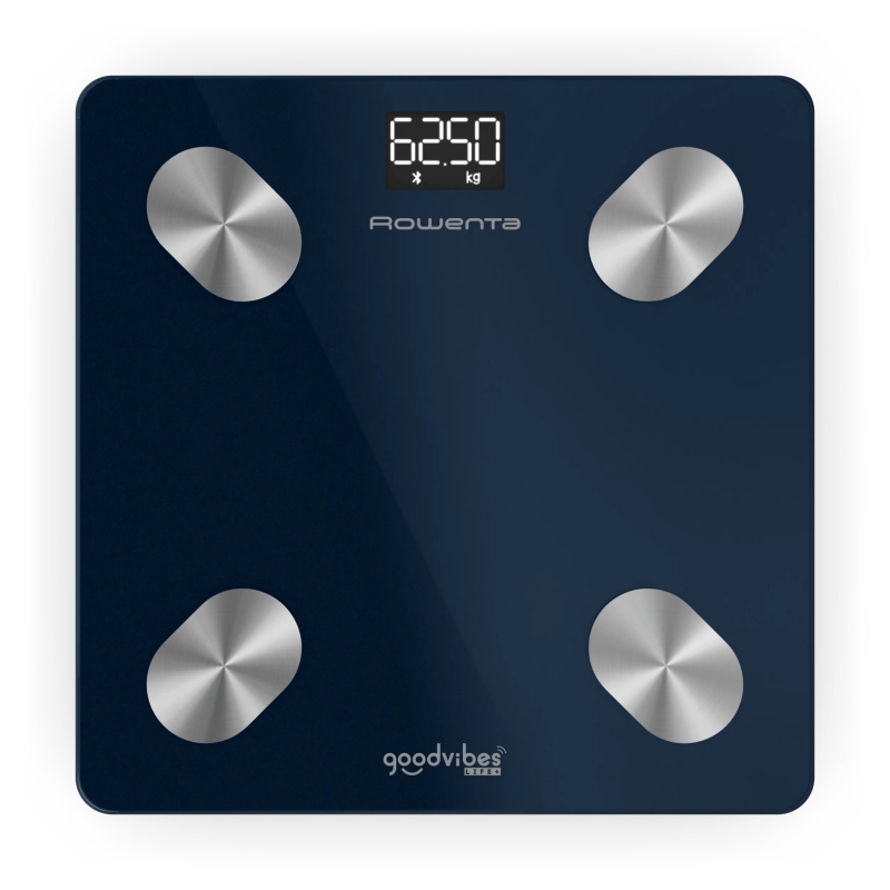 Rowenta Goodvibes Life + 2.0 BR9720 Rechteck Blau Elektronische Personenwaage