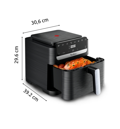 Moulinex Easy Fry Mega Compact EZ8618 Single 7.5 L Stand-alone 2020 W Hot air fryer Black