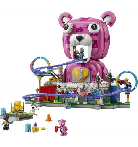 LEGO Fortnite 77082 Tana Strana, Giocattolo con Modello di Parco Giochi e 6 Minifigure, Regalo per Gamer Bambini da 12 Anni