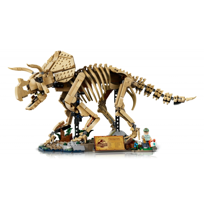 LEGO Jurassic World Fósiles de Dinosaurio Triceratops