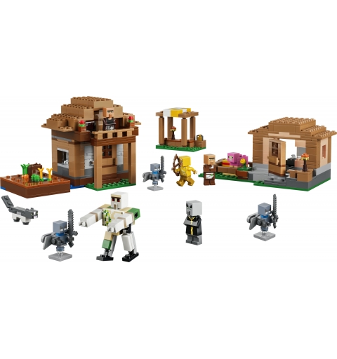 LEGO Minecraft L'Évocateur à l'attaque du village
