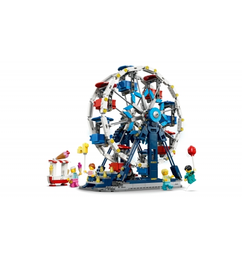 LEGO Creator 31389 3in1 Iconica Ruota Panoramica, Parco Giochi Trasformabile in Attrazione a Forma di UFO o in Giostra, da 8+