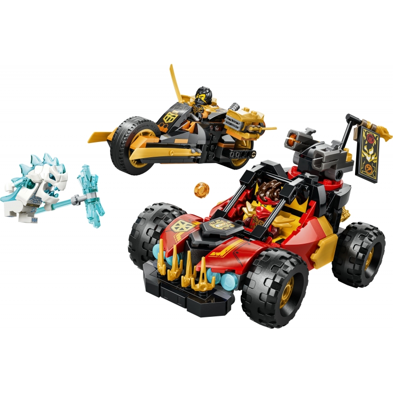 LEGO NINJAGO Vehículos Combinables de Kai y Cole