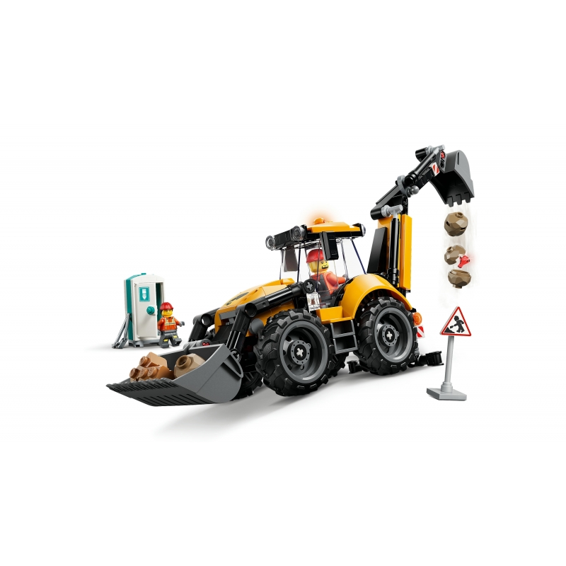 LEGO City Le tractopelle jaune