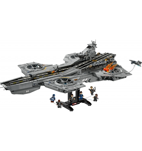 LEGO ǀ Marvel 76354 Elivelivolo S.H.I.E.L.D. - Kit di Modellismo per Adulti con 6 Minifigure, Regalo per i Fan degli Avengers