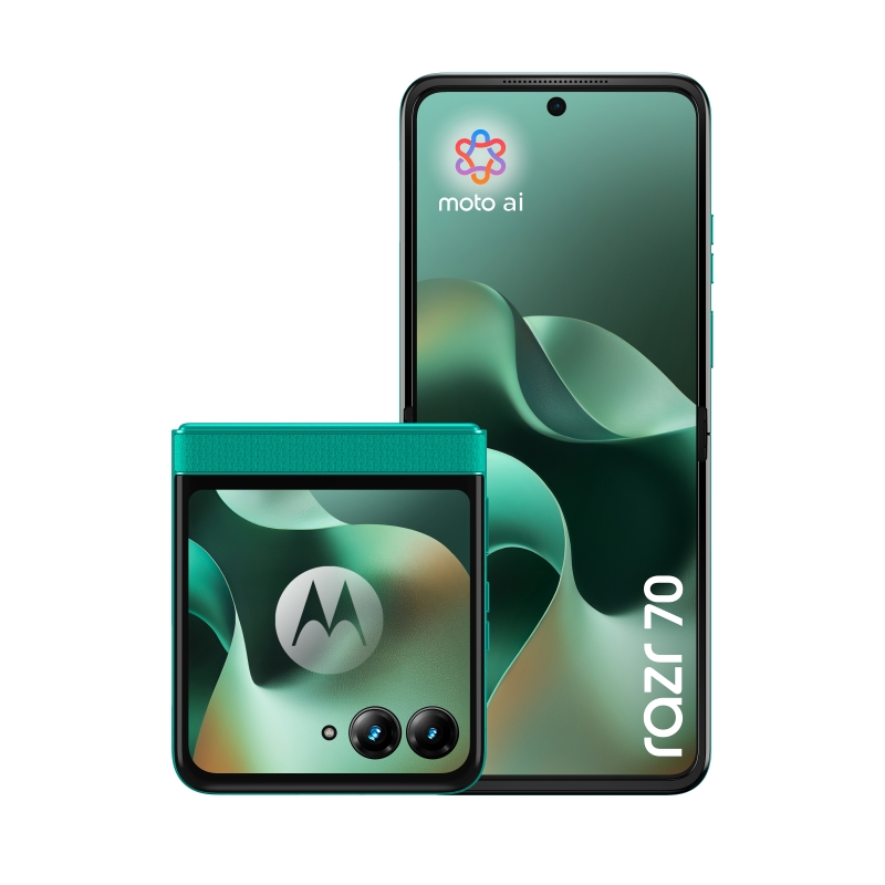 Motorola razr 70 17,5 cm (6.9") Dual-SIM Android 16.0 5G USB Typ-C 8 GB 256 GB 4800 mAh Dunkelgrün