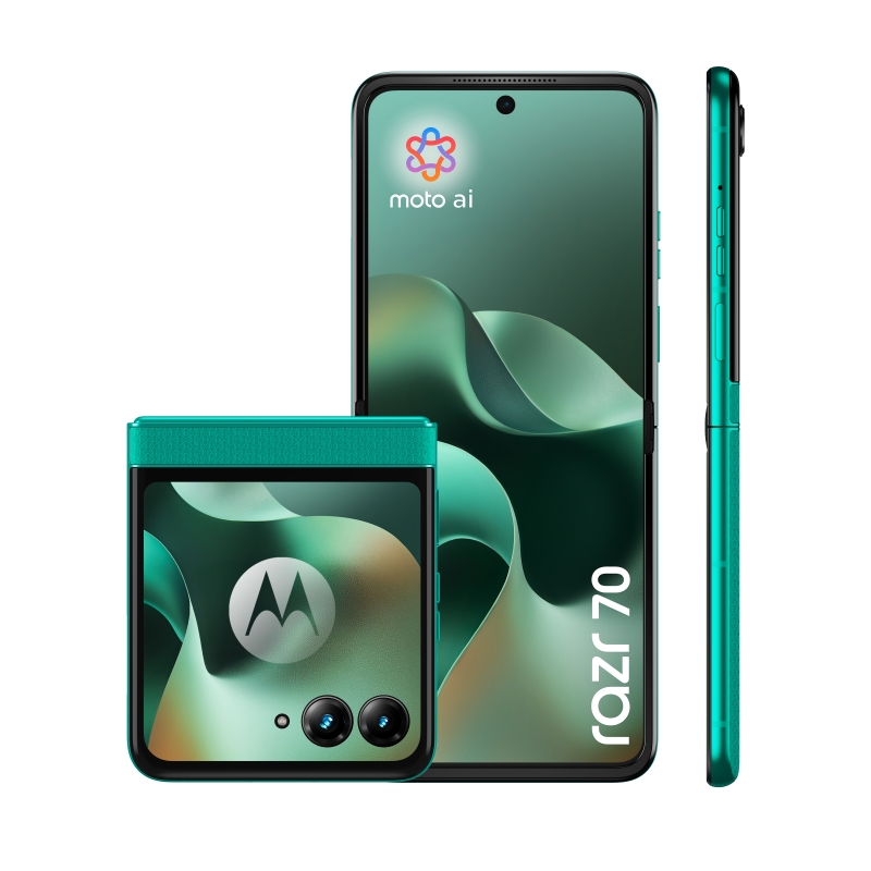 Motorola razr 70 17,5 cm (6.9") Double SIM Android 16.0 5G USB Type-C 8 Go 256 Go 4800 mAh Vert foncé