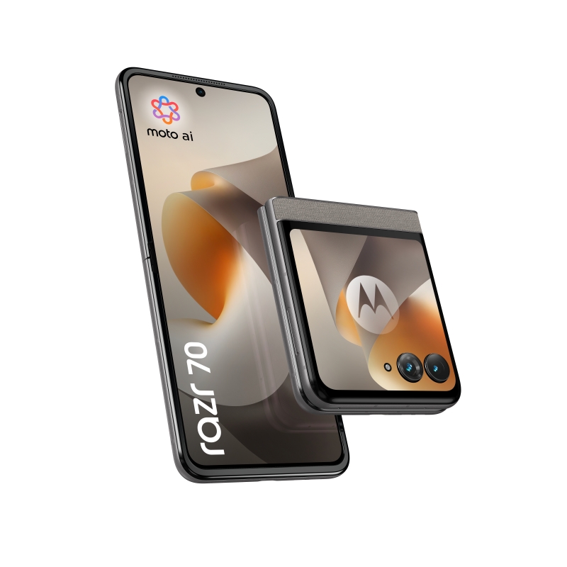 Motorola razr 70 (8 256GB, Doppia camera 50MP, Display interno FHD+ 6.9" 120Hz e esterno 3.62", MediaTek Dimensity 7450X,