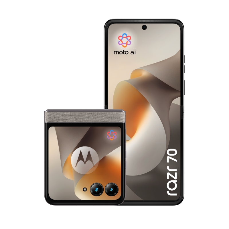 Motorola razr 70 (8 256GB, Doppia camera 50MP, Display interno FHD+ 6.9" 120Hz e esterno 3.62", MediaTek Dimensity 7450X,