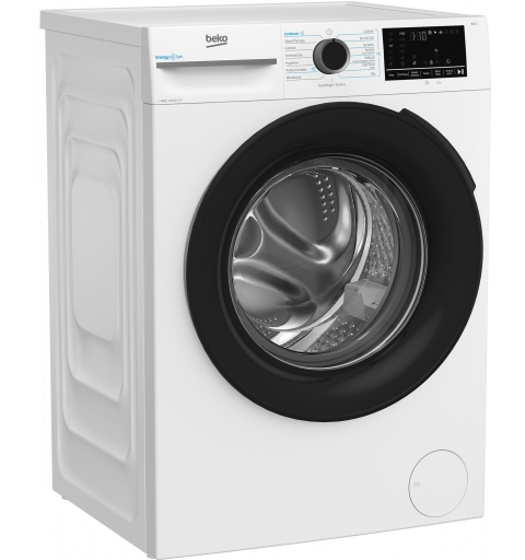 Beko b300 BMW8149DB Lavatrice 8kg, classe A-30%, 1400giri, linea estetica NX, motore inverter, display touch, porta nera,