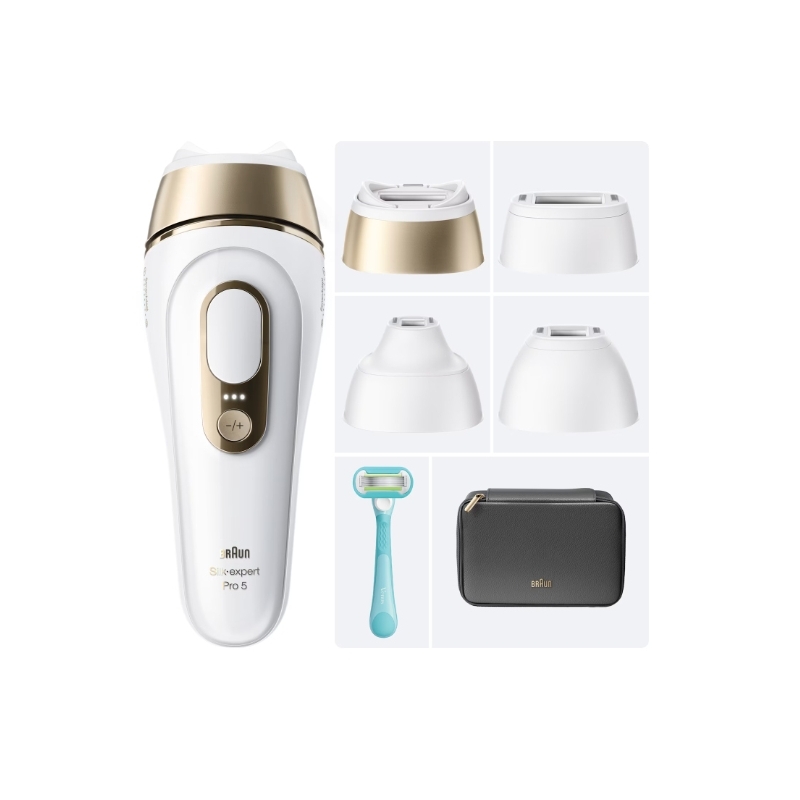 Braun Silk-expert Pro IPL PL5431 Luz pulsada intensa (IPL) Oro, Blanco