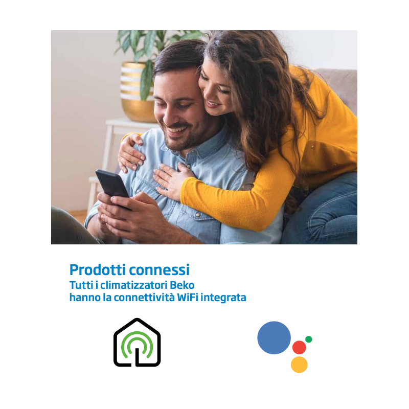 Beko BGMPO181 + BGMPI 095-125 Set Condizionatore Climatizzatore Dual Split Evolutio 2025 WiFi 9+12 Btu 5,3Kw A++/A+ Inverter R32