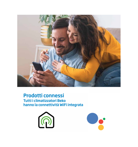 Beko BGMPO181 + BGMPI 095-125 Set Condizionatore Climatizzatore Dual Split Evolutio 2025 WiFi 9+12 Btu 5,3Kw A++/A+ Inverter R32