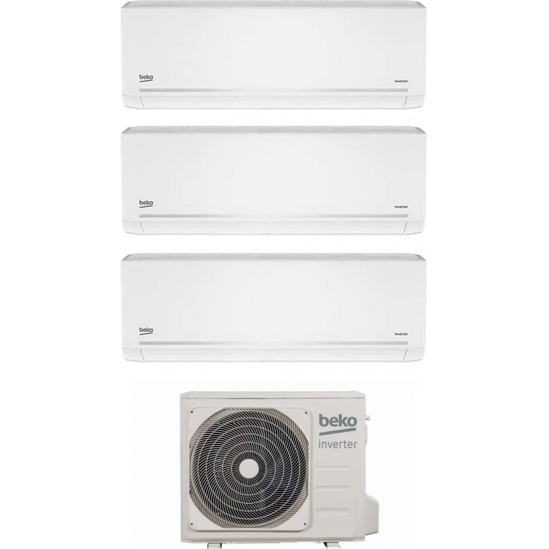 Beko BGMPO271 + BGMPI 095-095-095 Set Condizionatore Climatizzatore TrialSplit Evolutio 2025 WiFi 9+9+9Btu 7,9Kw A++/A+ Inv. R32