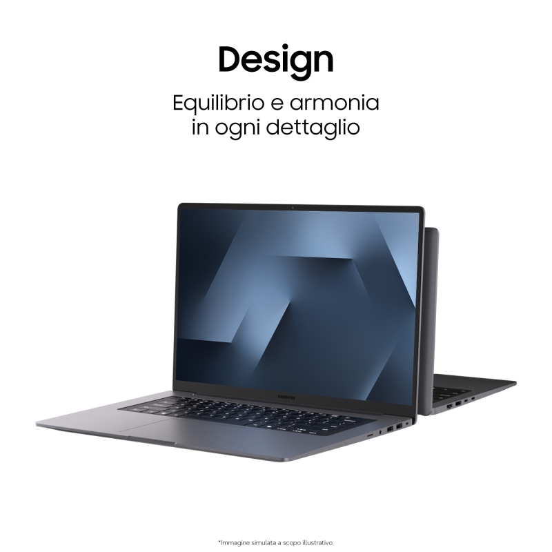 Samsung NP760VJG-KG3IT laptop Copilot+ PC Intel Core Ultra 7 355 40,6 cm (16") WUXGA 16 GB LPDDR5x-SDRAM 512 GB SSD Wi-Fi 6E