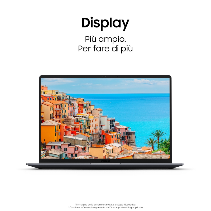 Samsung NP760VJG-KG3IT ordenador portatil Copilot+ PC Intel Core Ultra 7 355 Portátil 40,6 cm (16") WUXGA 16 GB LPDDR5x-SDRAM