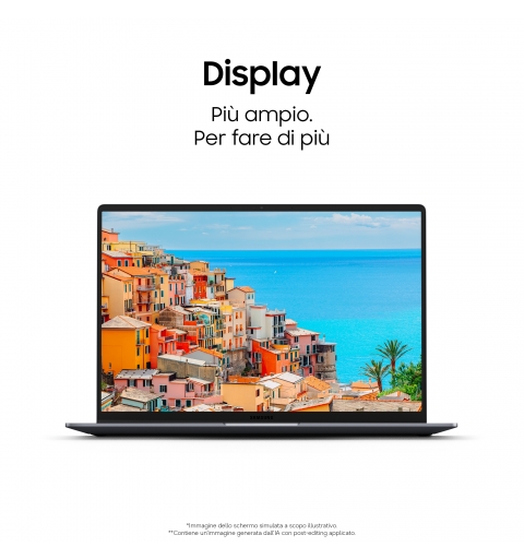 Samsung NP760VJG-KG3IT laptop Copilot+ PC Intel Core Ultra 7 355 40,6 cm (16") WUXGA 16 GB LPDDR5x-SDRAM 512 GB SSD Wi-Fi 6E
