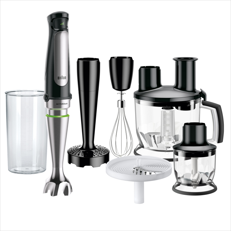 Braun MQ 7087X 1,2 l Pürierstab 1000 W Schwarz, Edelstahl