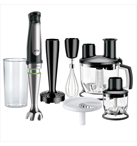 Braun MQ 7087X 1,2 L Mélangeur par immersion 1000 W Noir, Acier inoxydable
