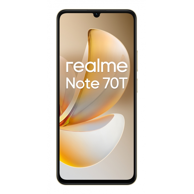 realme Note 70T 17.1 cm (6.74") Dual SIM Android 15 4G USB Type-C 4 GB 256 GB 6000 mAh Gold