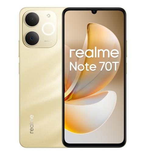 realme Note 70T 17,1 cm (6.74") Dual-SIM Android 15 4G USB Typ-C 4 GB 256 GB 6000 mAh Gold