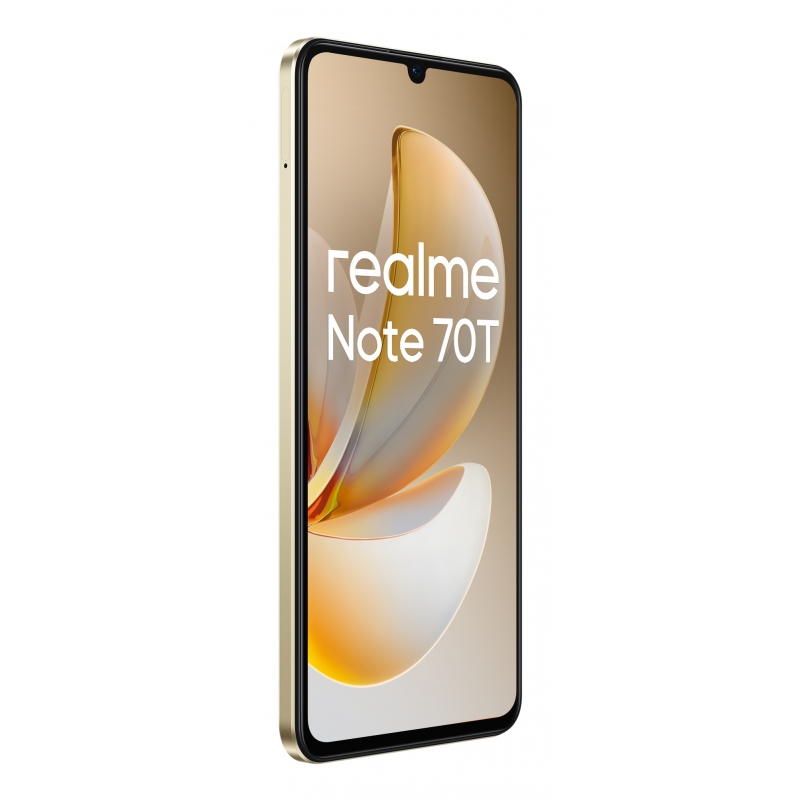 realme Note 70T 17,1 cm (6.74") SIM doble Android 15 4G USB Tipo C 4 GB 256 GB 6000 mAh Oro