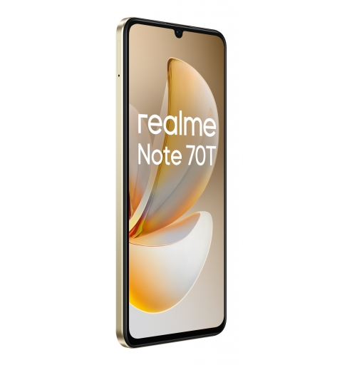 realme Note 70T 17,1 cm (6.74") Doppia SIM Android 15 4G USB tipo-C 4 GB 256 GB 6000 mAh Oro