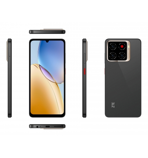 ZTE Blade A56 17.1 cm (6.75") Dual SIM Android 15 4G USB Type-C 4 GB 64 GB 5000 mAh Black