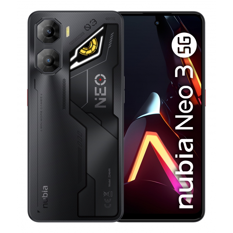 Nubia Neo 3 5G 17.3 cm (6.8") Hybrid Dual SIM USB Type-C 8 GB 256 GB 6000 mAh Black