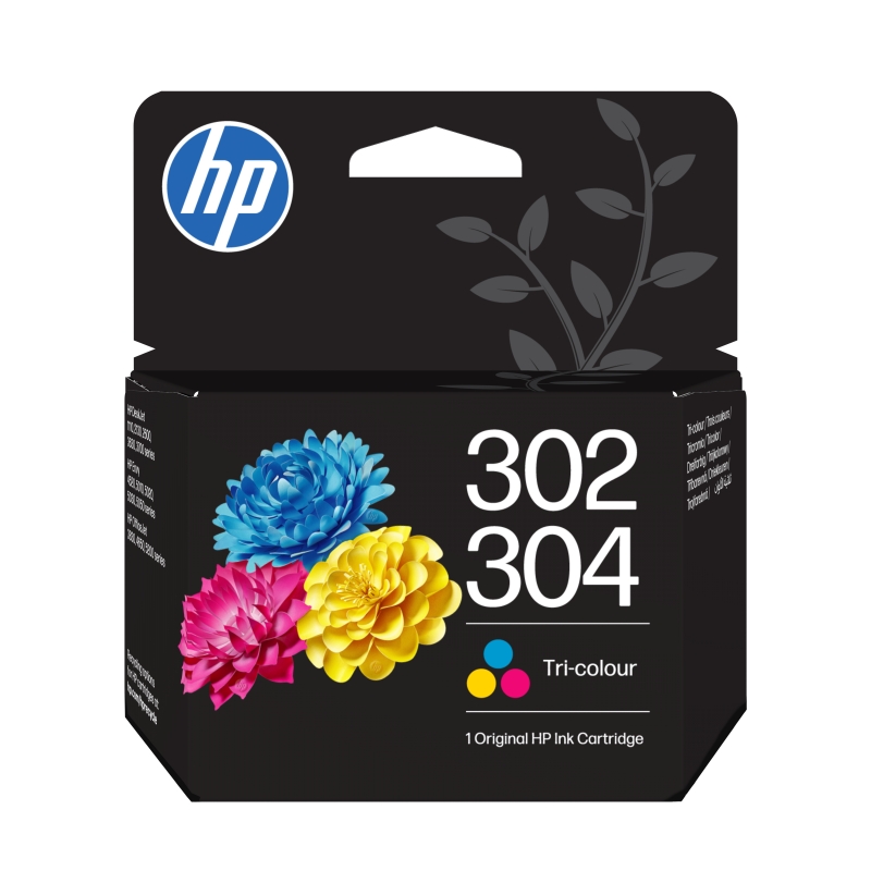 HP Cartucho de Tinta Original 302 304 tricolor