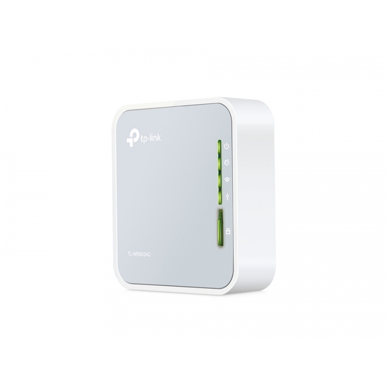 TP-Link TL-WR902AC router wireless Fast Ethernet Dual-band (2.4 GHz 5 GHz) 4G Bianco