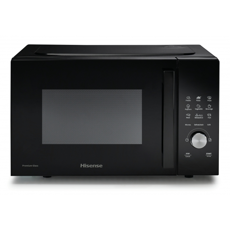 Hisense H23MOBSD1HG Schwarz Grill-Mikrowelle Arbeitsplatte 23 l 800 W