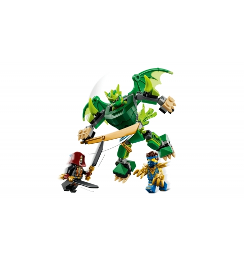 LEGO NINJAGO 71862 Battle Pack Mech Drago di Lloyd, Giocattolo Ninja con Action Figure e 3 Minifigure, Regalo per Bambini 6+