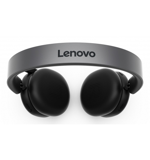 Lenovo 4XD1T60925 headphones headset Wireless Head-band Office Call center USB Type-C Bluetooth Grey